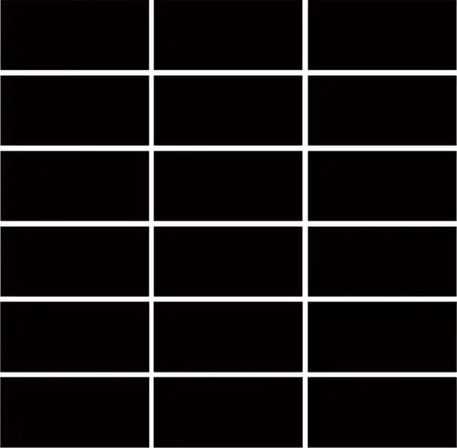 Black Gloss 3by6 Brick