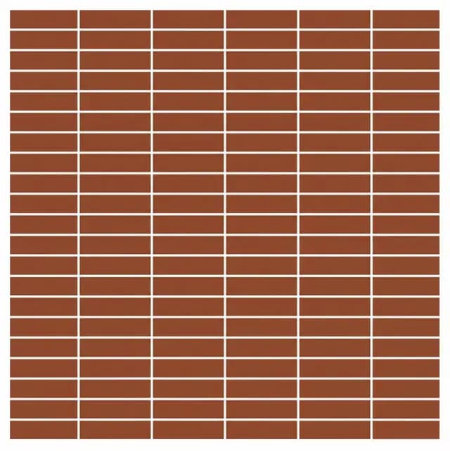 Brown Gloss 3D Grid Stacked Brick