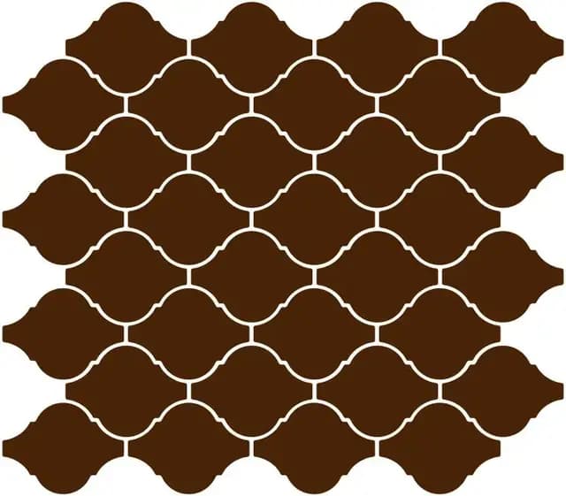 Brown Gloss Arabesque
