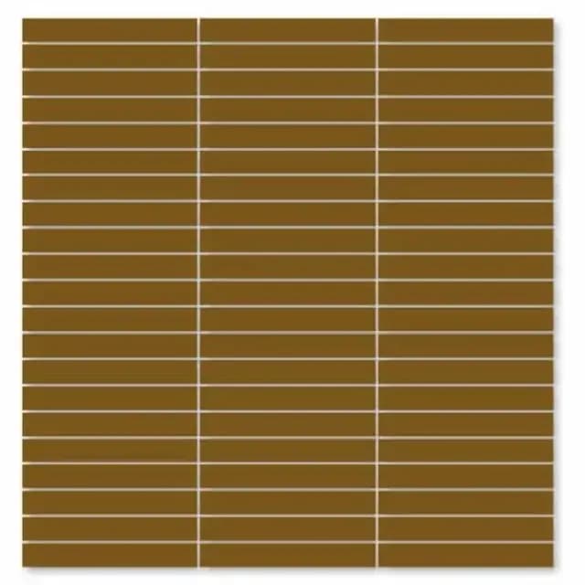 Brown Gloss Stacked Bone