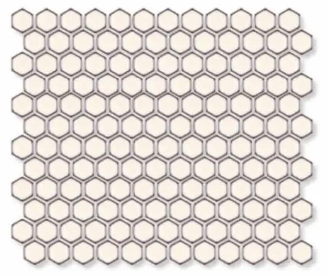Crema Gloss 3D Mini Hexagon