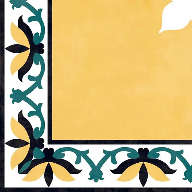 HP Yellow Corner Athangudi Floret