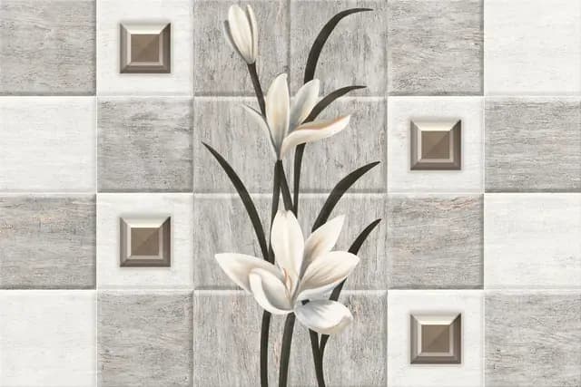SHG Lily Mosaic Grey HL