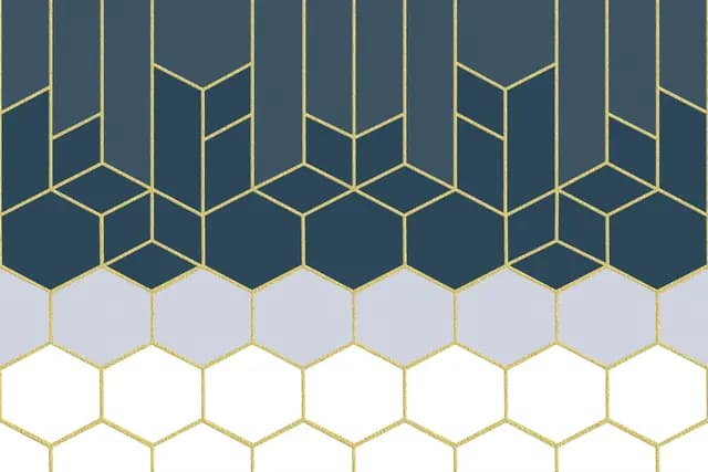 SHG Aqua Blue Honeycomb HL