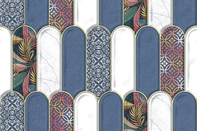 SHG Blue Popsicle Floral HL