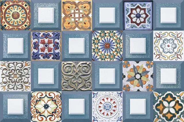 SHG Blue Portuguese Mosaic HL