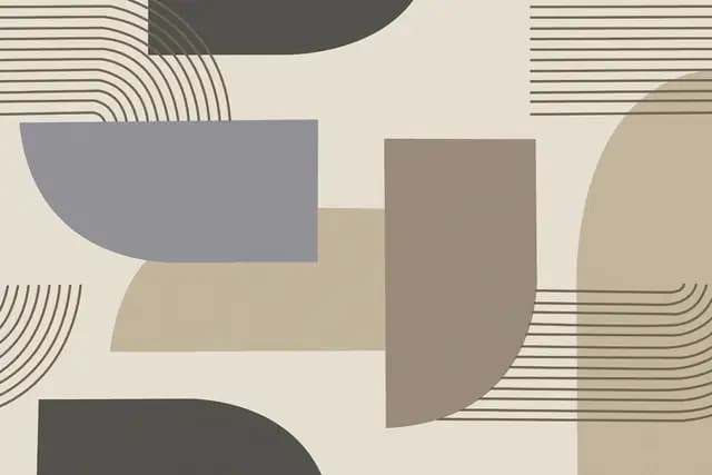 SHG Grainy Geometric Boho Art HL