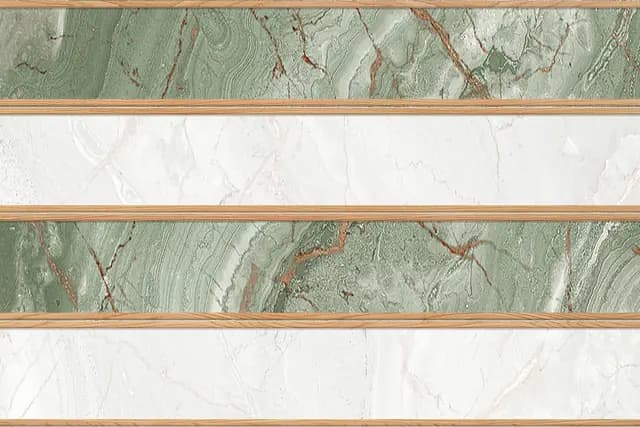 SHG Green Marble Wood Strip HL