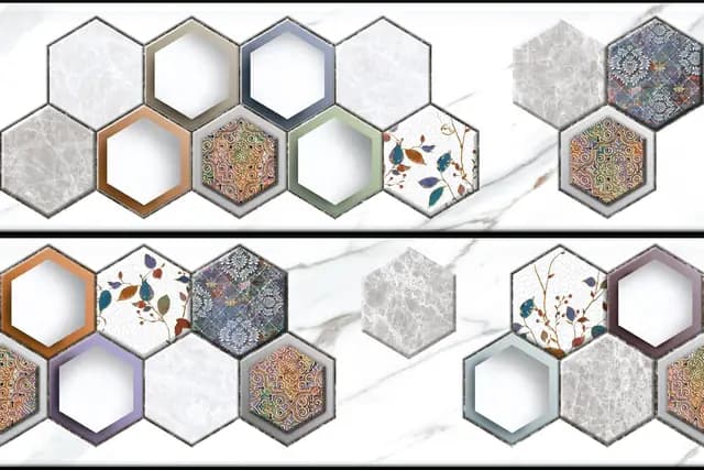 SHG Hexagon Statuario Marble HL