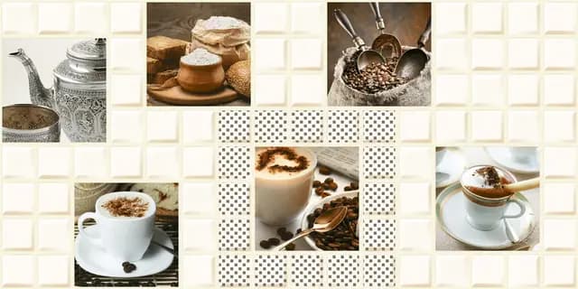 SHG Square Mosaic Coffee HL