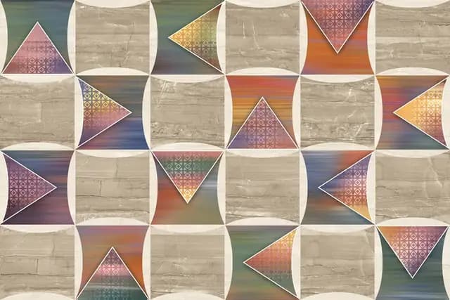 SHG Travertine Triangle Multi HL