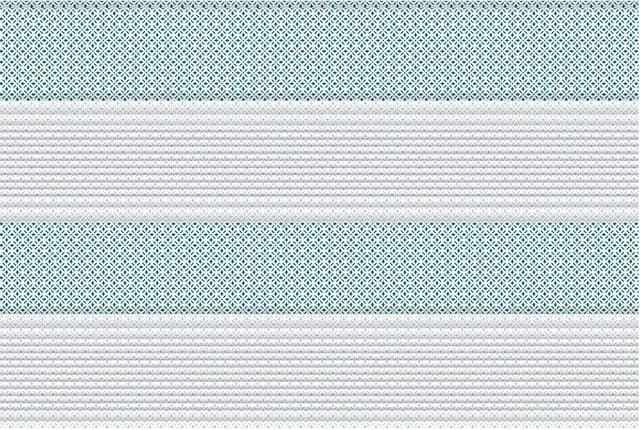 OHG Line Floral Grid Aqua HL