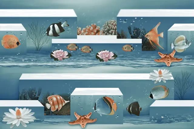 OHG 3D Fish Aqua HL