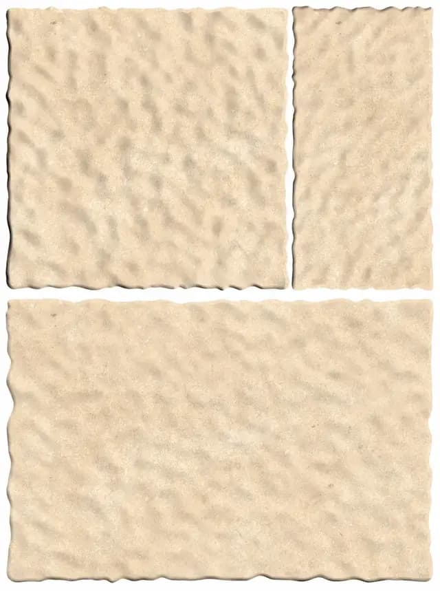 Crema Wavy Edge Modular