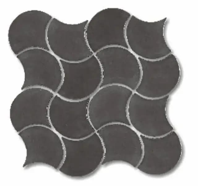 Graphite Gloss Fishscale Waves