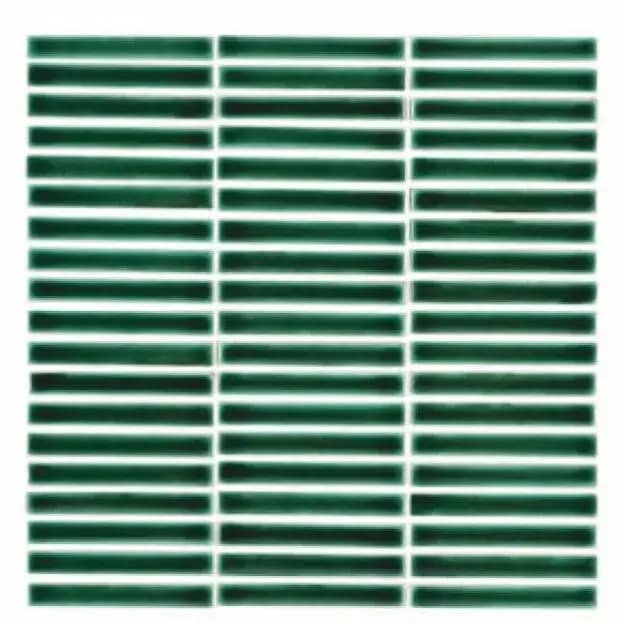 Green Gloss 3D Stacked Bone