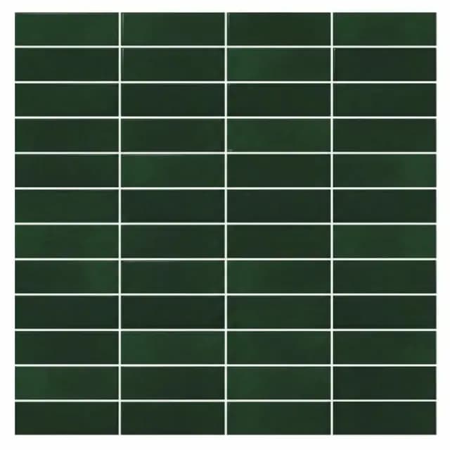 Green Gloss 3D Stacked Brick