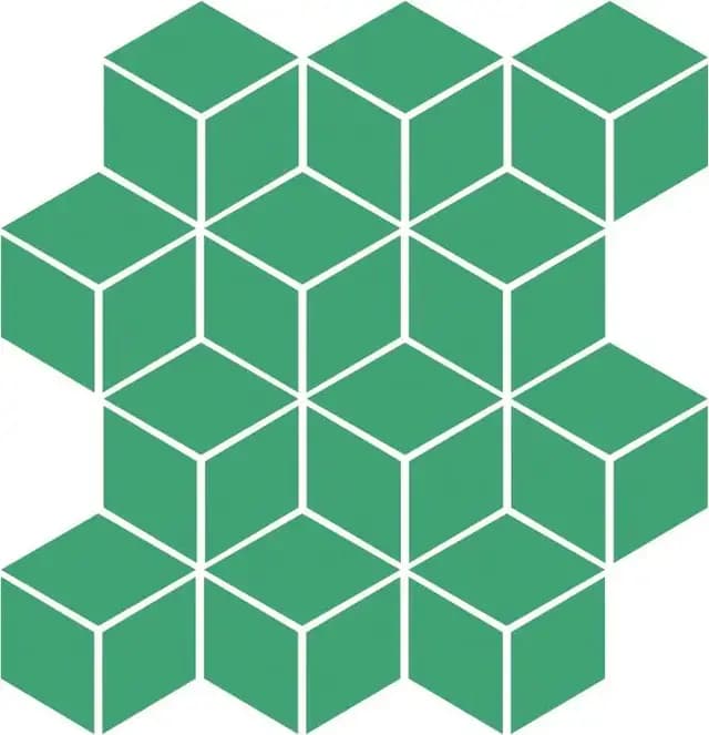 Green Gloss Cube