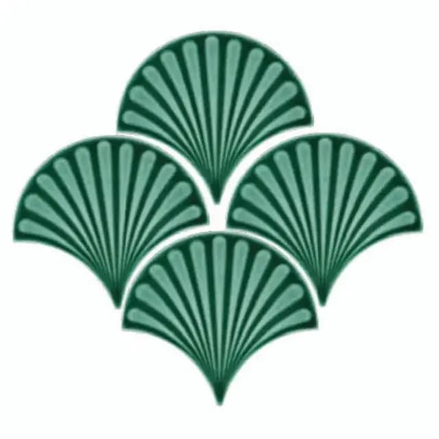 Green Gloss Fishscale Art