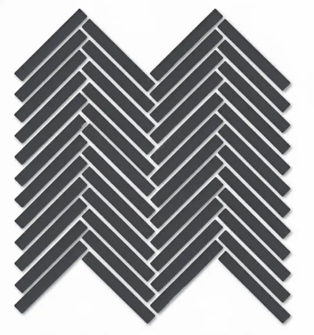 Grey Gloss Duo Herringbone