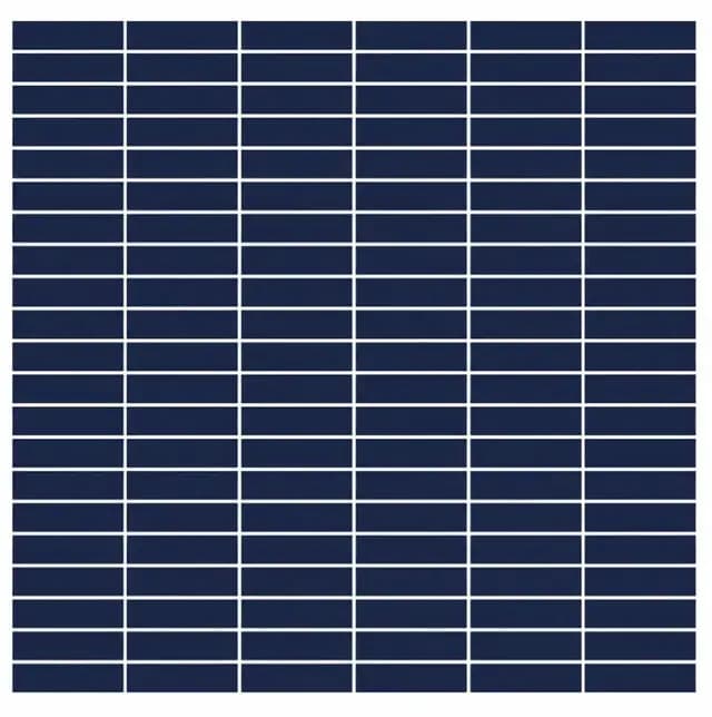 Indigo Gloss 3D Grid Stacked Brick