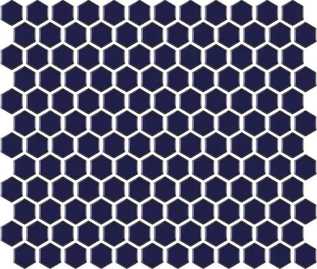 Indigo Gloss 3D Mini Hexagon