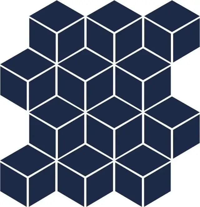 Indigo Gloss Cube