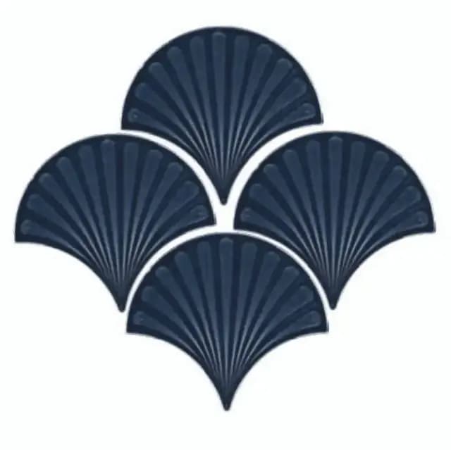Indigo Gloss Fishscale Art