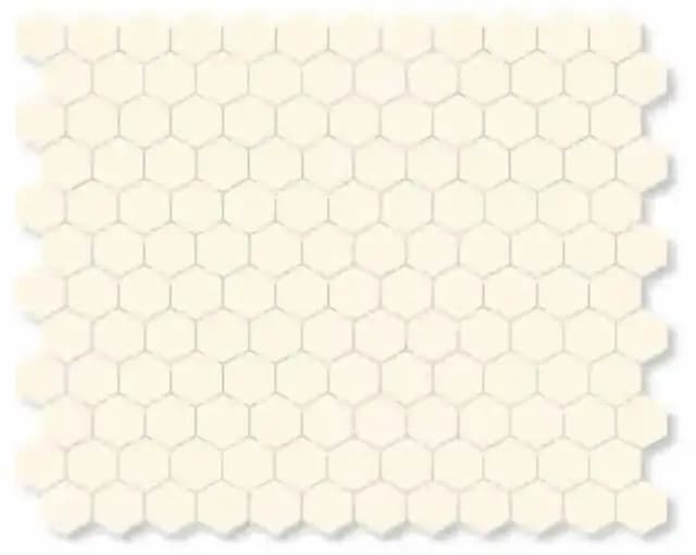 Ivory Gloss Mini Hexagon