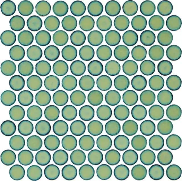 Light Green Gloss 3D Coin