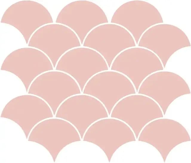 Matte Baby Pink Fishscale