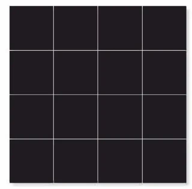 Matte Black 4by4 Square