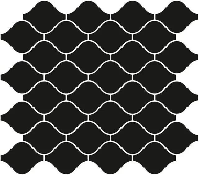 Matte Black Arabesque
