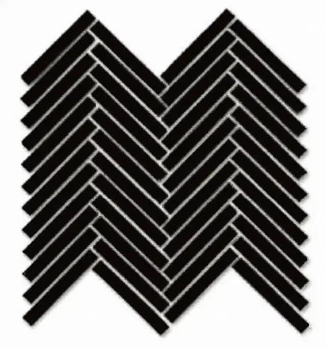 Matte Black Duo Herringbone