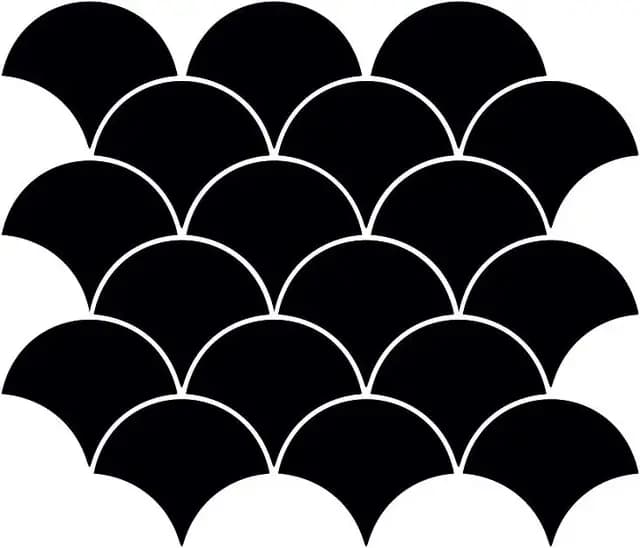 Matte Black Fishscale