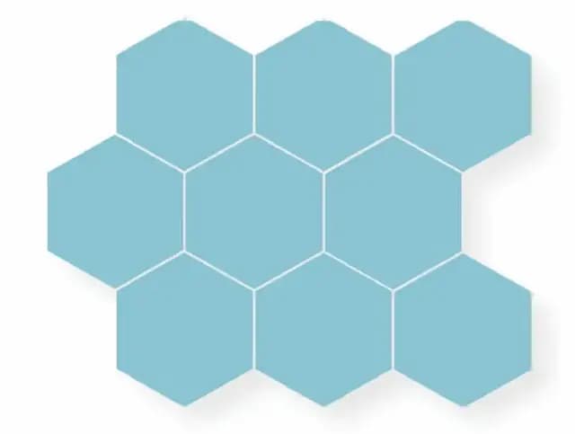 Matte Cyan Hexa