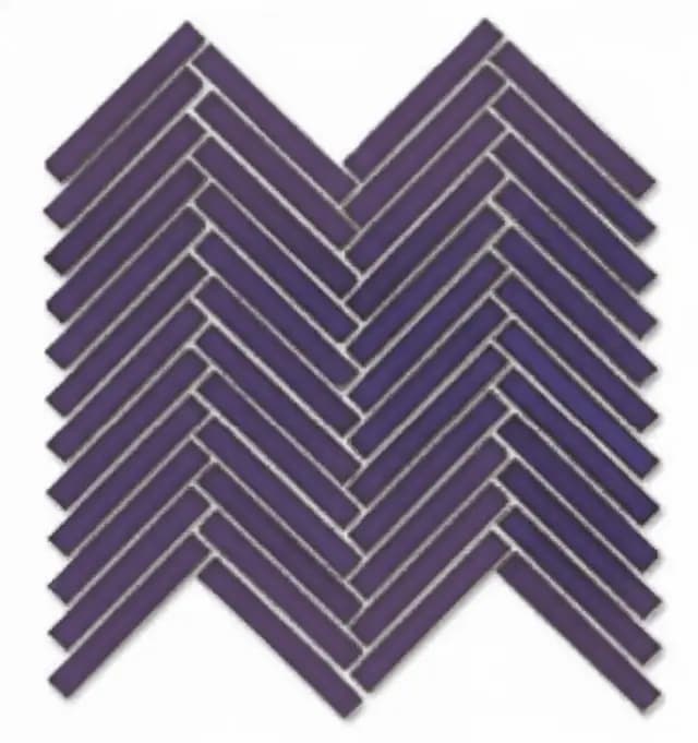 Matte Mauve Duo Herringbone