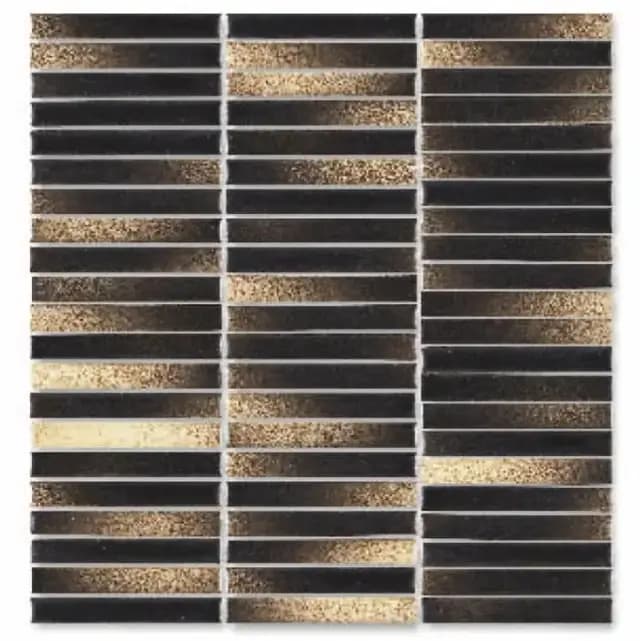 Matte Mocha Gold 3D Stacked Bone