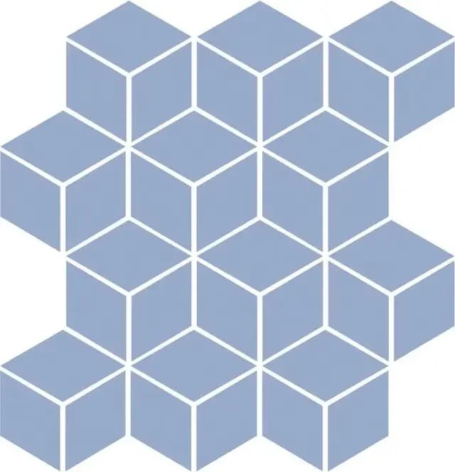 Pastel Blue Gloss Cube