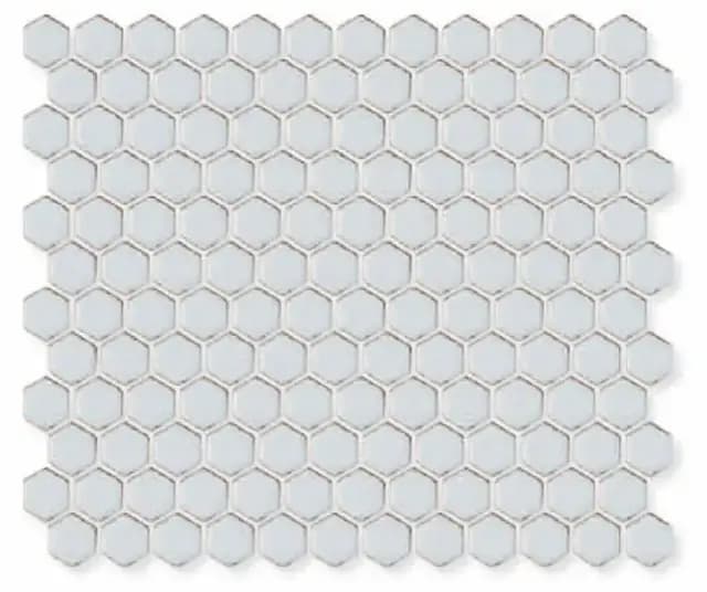 Silver Gloss 3D Mini Hexagon