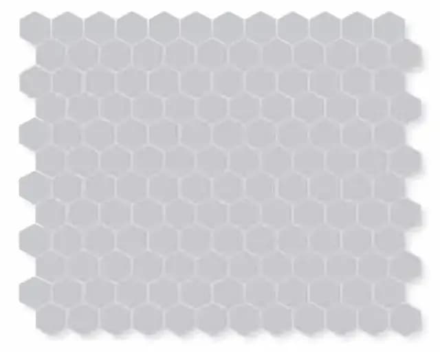 Silver Gloss Mini Hexagon