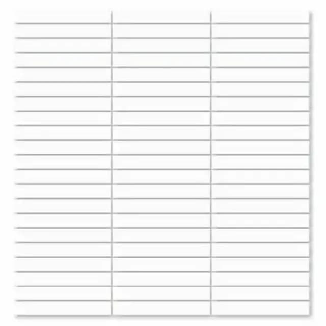 White Gloss Stacked Bone