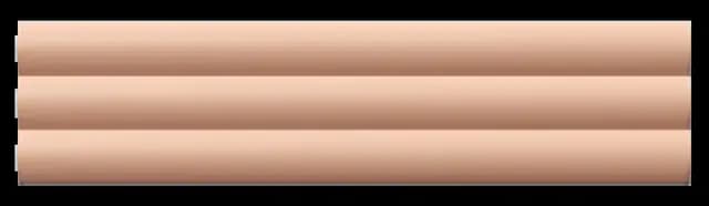 Caramel Matte Bamboo Flutes Subway