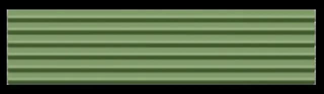 Light Green Gloss Ridges Subway