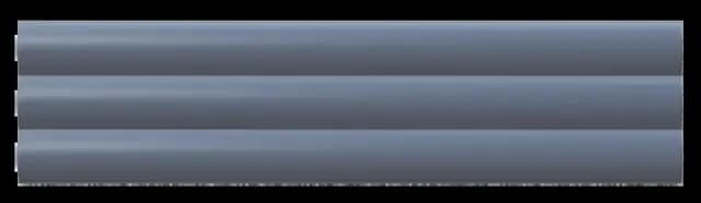 Navy Blue Matte Bamboo Flutes Subway