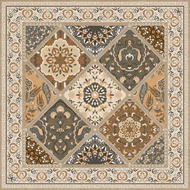 Ottoman Floral Carving FT