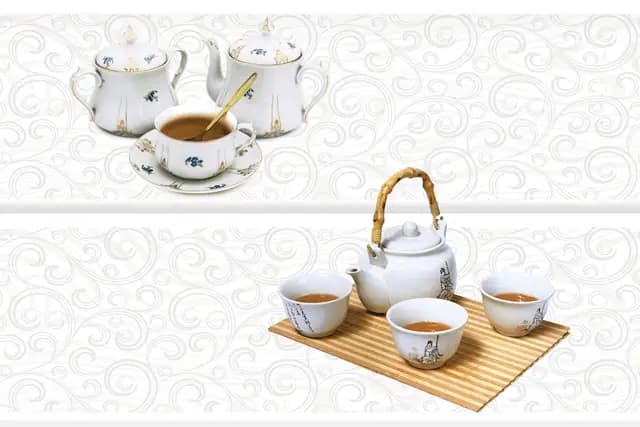OHG Scrolls Art Tea Set HL