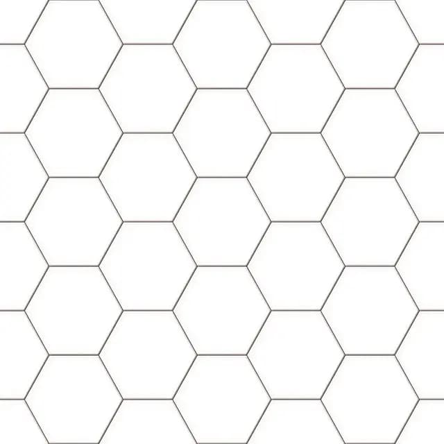HRP White Hexagon