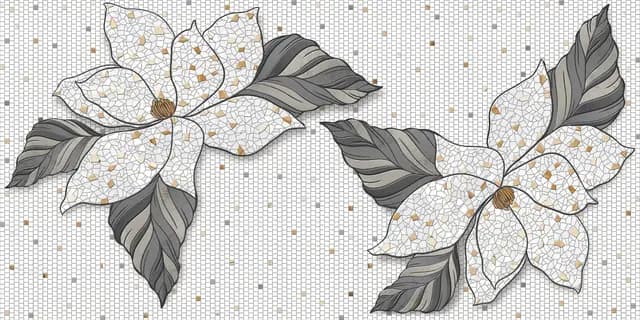Bloom Pixel Charm Carving Wallpaper