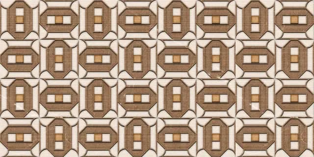 Brocade Blocks Ridge Wallpaper